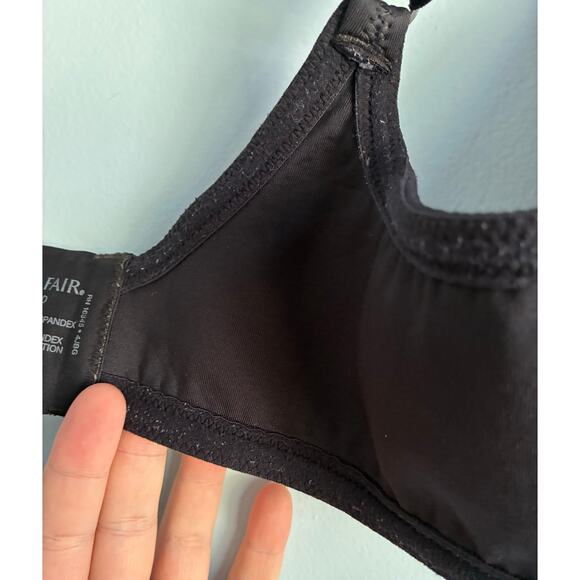 Vanity Fair Bra Beauty Back Underwire Minimizer 36D Black - Picture 6 of 7